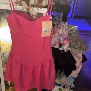 Pink short that’s so fetch dress